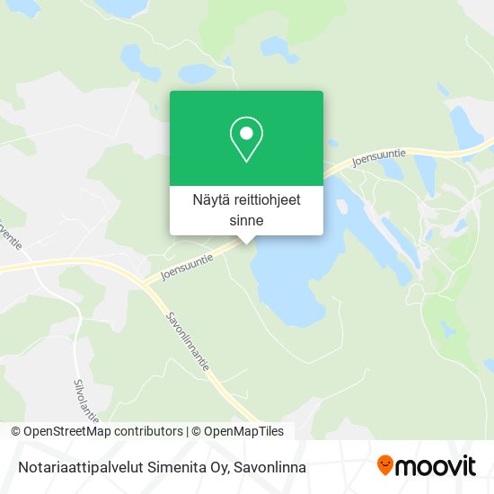 Notariaattipalvelut Simenita Oy kartta