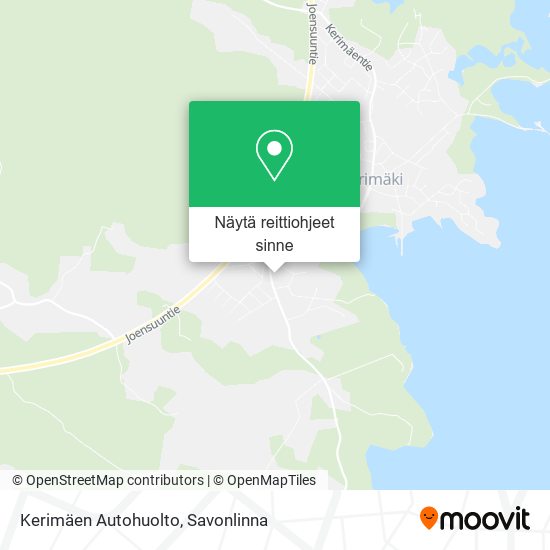 Kerimäen Autohuolto kartta