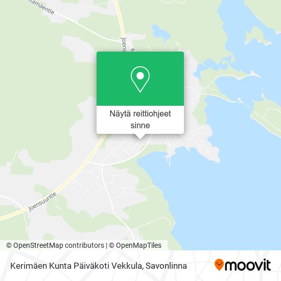 Kerimäen Kunta Päiväkoti Vekkula kartta