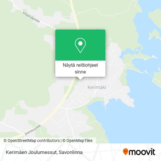 Kerimäen Joulumessut kartta