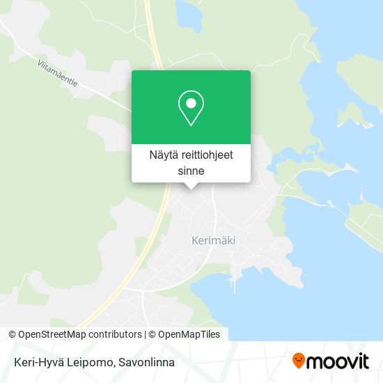 Keri-Hyvä Leipomo kartta