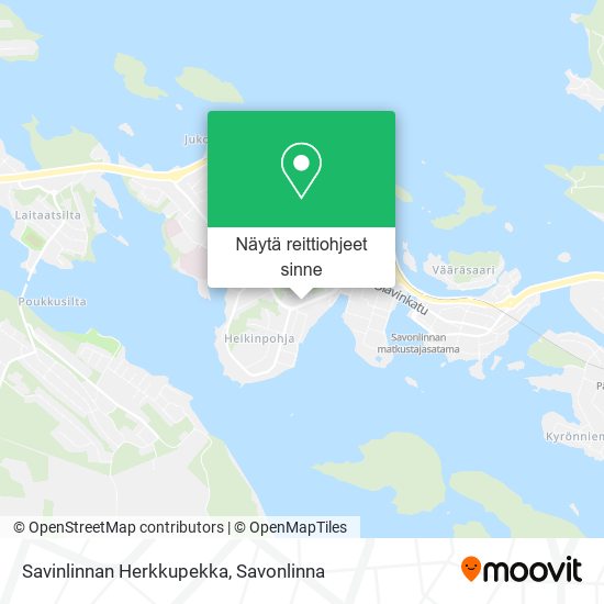 Savinlinnan Herkkupekka kartta