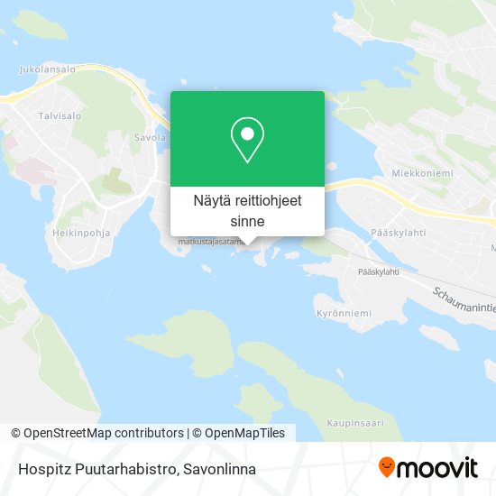 Hospitz Puutarhabistro kartta