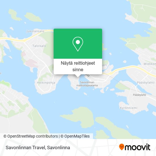 Savonlinnan Travel kartta