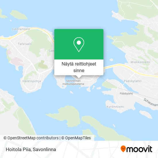 Hoitola Piia kartta