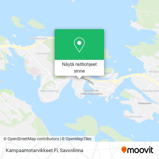 Kampaamotarvikkeet.Fi kartta