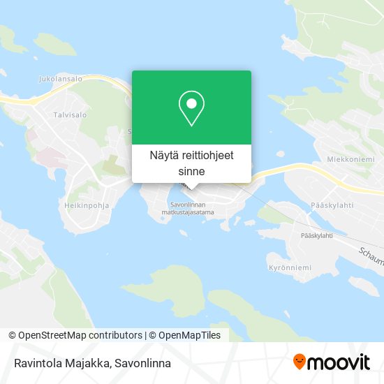 Ravintola Majakka kartta