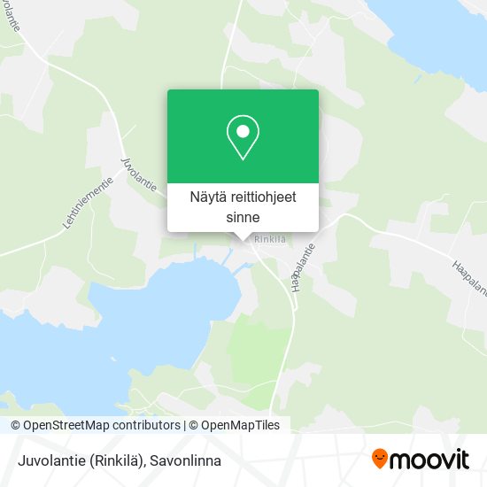 Juvolantie (Rinkilä) kartta