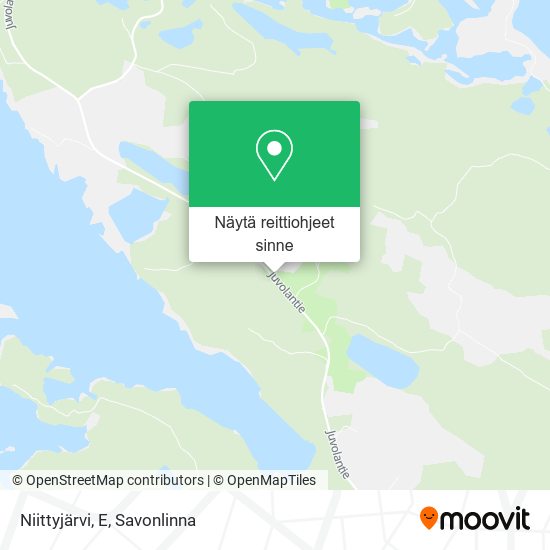 Niittyjärvi, E kartta
