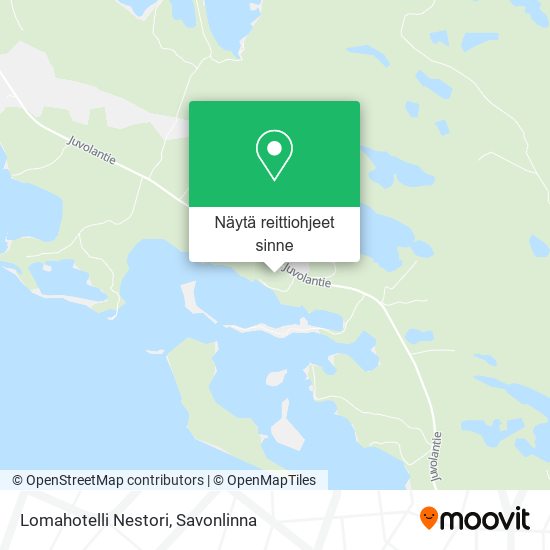 Lomahotelli Nestori kartta