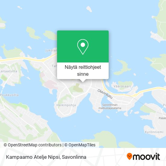 Kampaamo Atelje Nipsi kartta