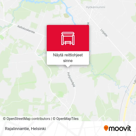 Rajalinnantie kartta