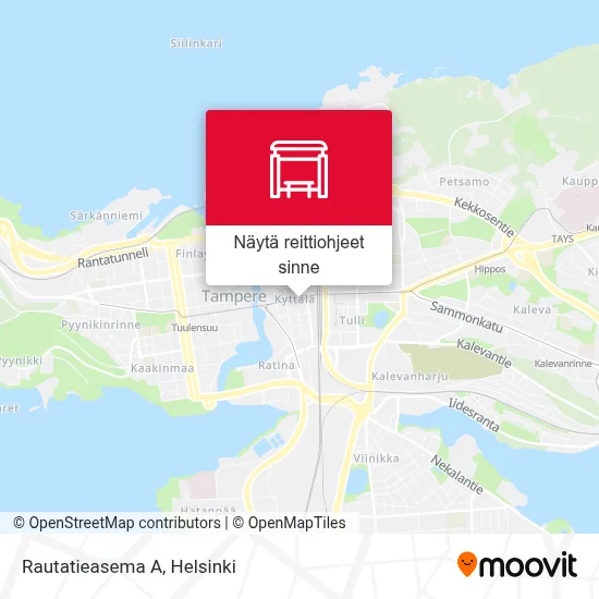 Rautatieasema A kartta