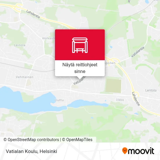 Vatialan Koulu kartta
