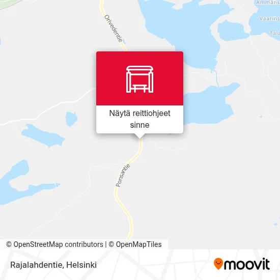 Rajalahdentie kartta