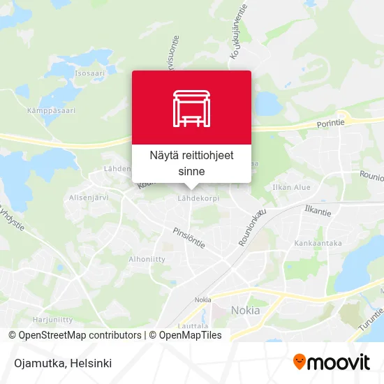 Ojamutka kartta