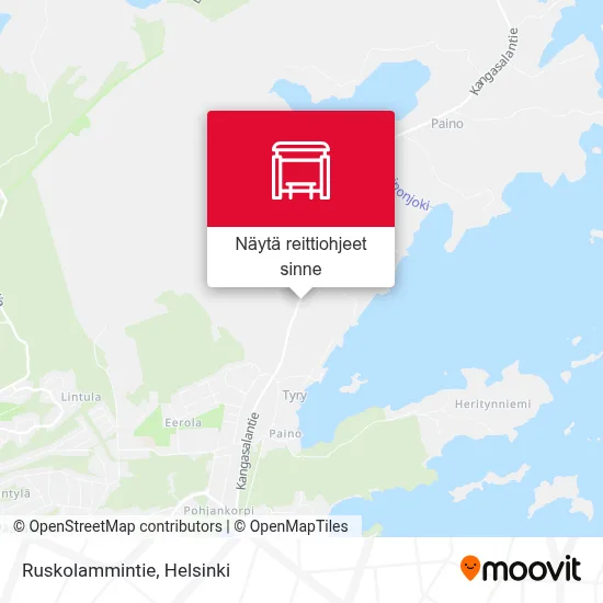 Ruskolammintie kartta