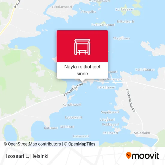 Isosaari L kartta