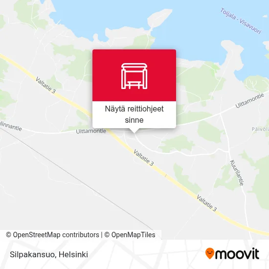 Silpakansuo kartta
