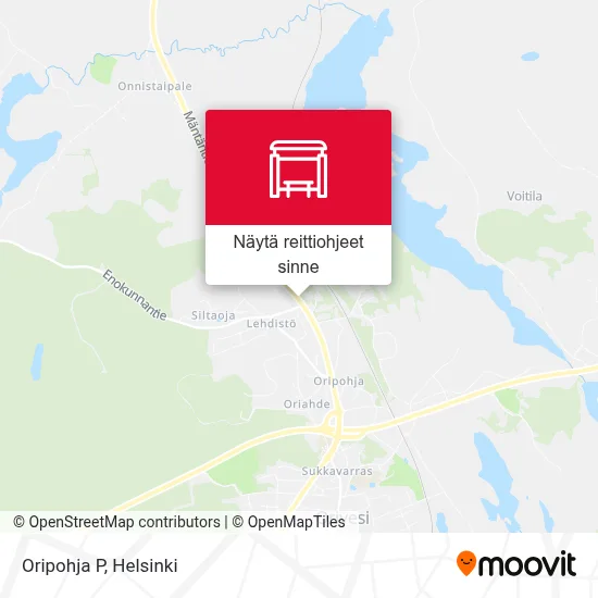 Oripohja P kartta
