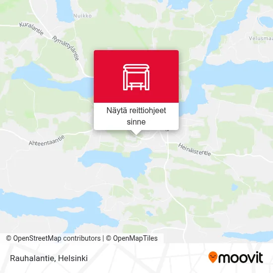 Rauhalantie kartta
