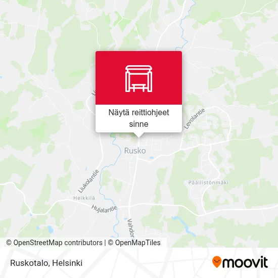 Ruskotalo kartta