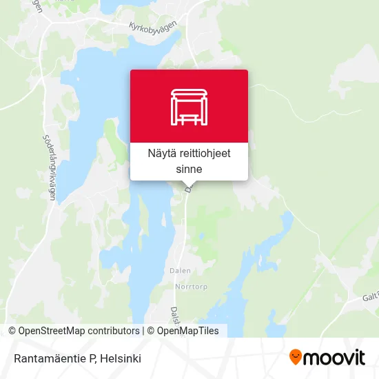 Rantamäentie P kartta