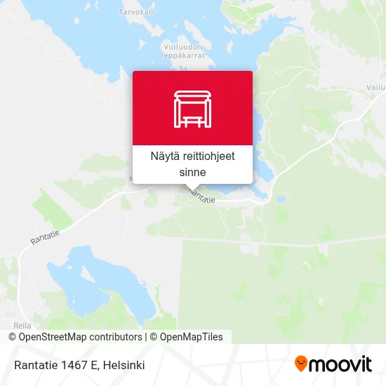 Rantatie 1467 E kartta