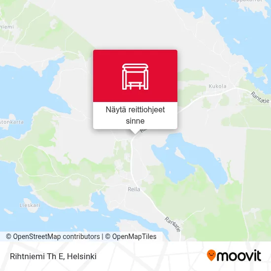 Rihtniemi Th E kartta