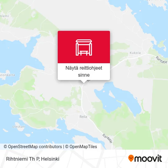 Rihtniemi Th P kartta