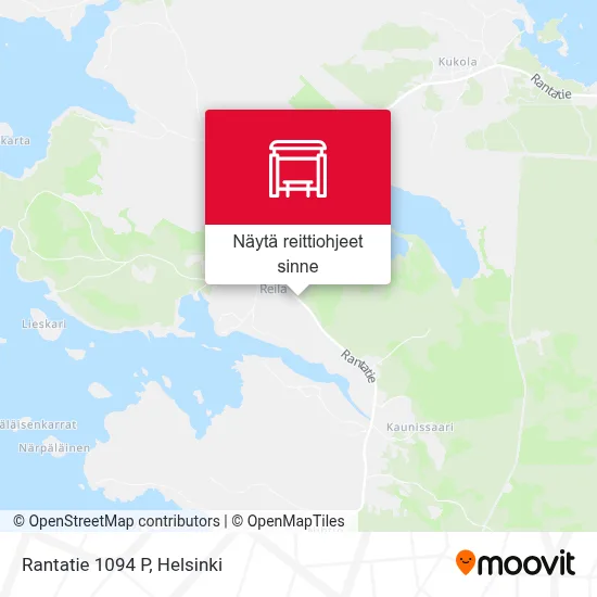 Rantatie 1094 P kartta