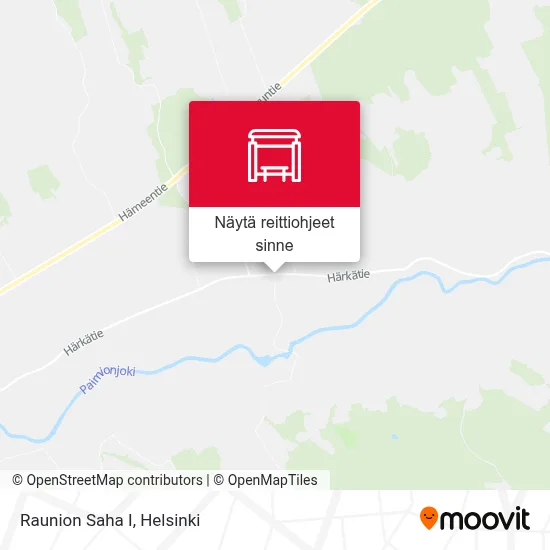 Raunion Saha I kartta