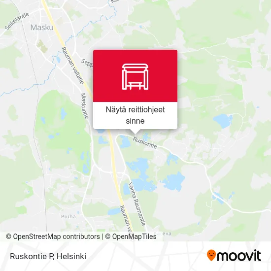 Ruskontie P kartta