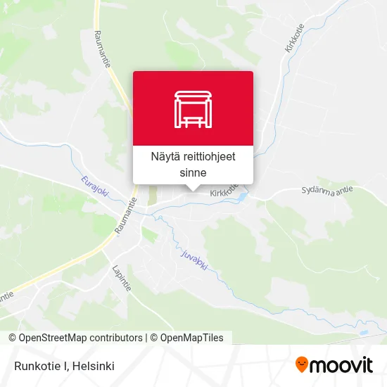 Runkotie I kartta