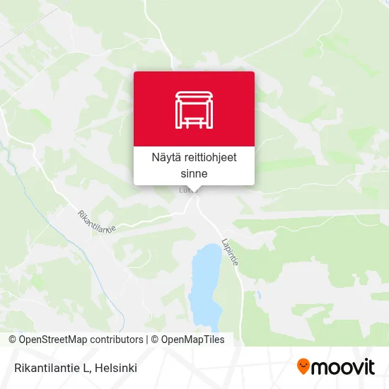 Rikantilantie L kartta