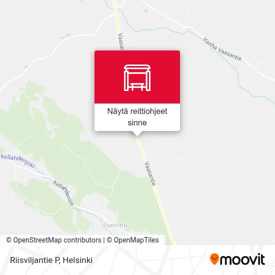 Riisviljantie P kartta