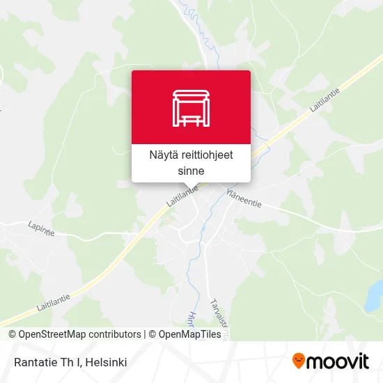 Rantatie Th I kartta