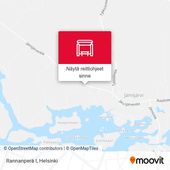 Rannanperä I kartta