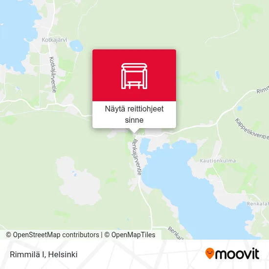 Rimmilä I kartta