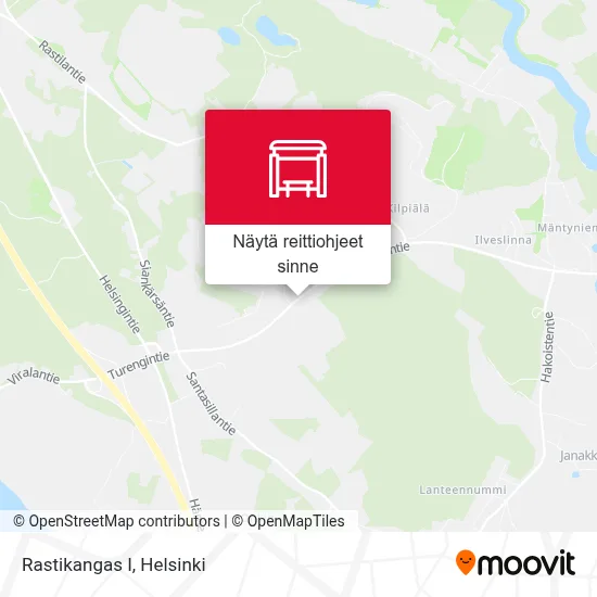 Rastikangas I kartta