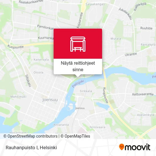 Rauhanpuisto I kartta