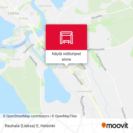 Rauhala (Lieksa) E kartta