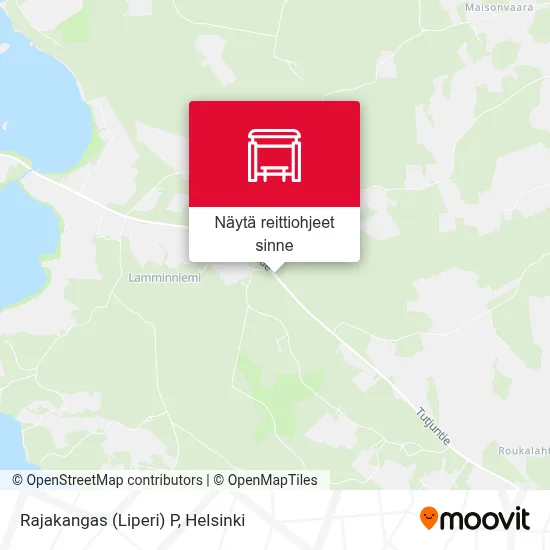 Rajakangas (Liperi) P kartta