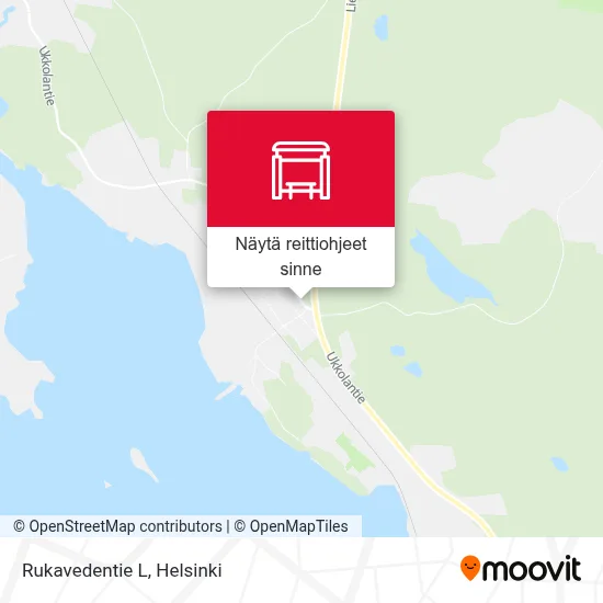 Rukavedentie L kartta