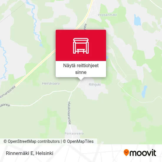Rinnemäki E kartta