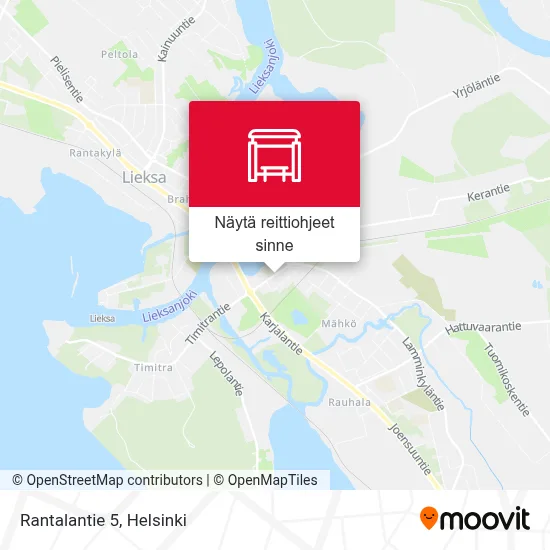 Rantalantie 5 kartta