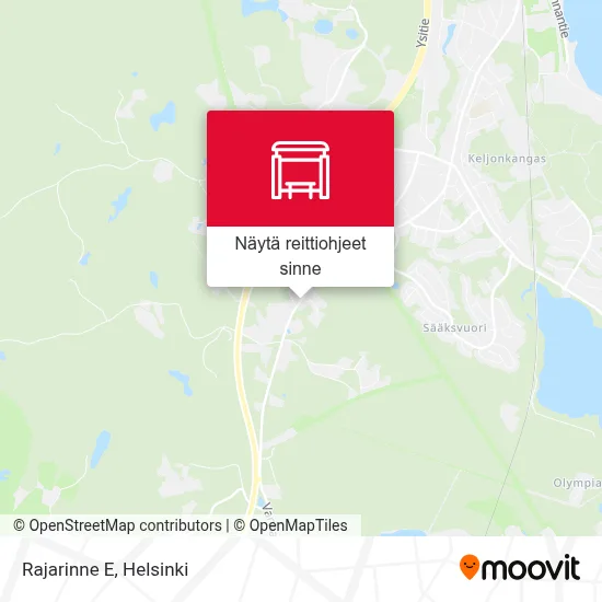 Rajarinne E kartta