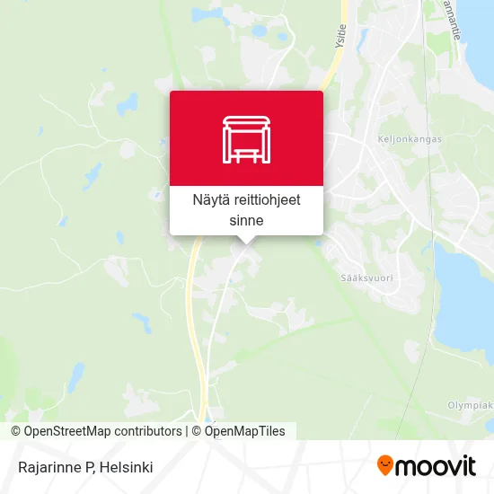 Rajarinne P kartta