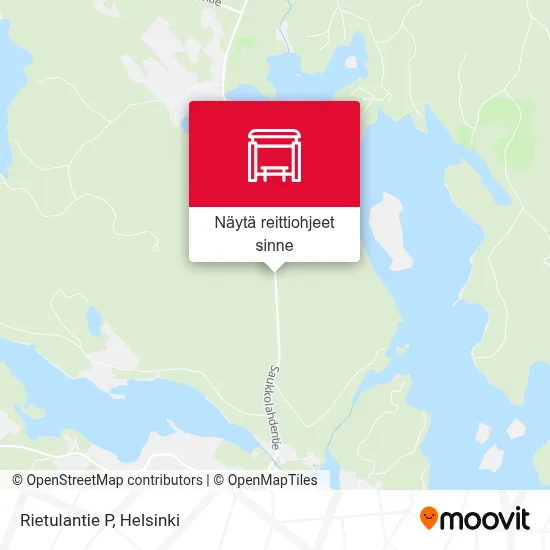 Rietulantie P kartta