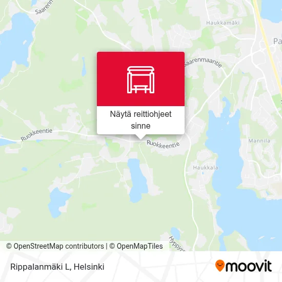 Rippalanmäki L kartta